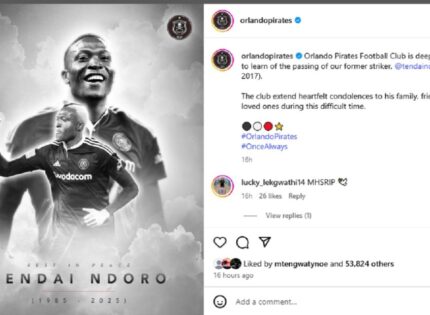 Watch: Former Orlando Pirates star Tendai Ndoro’s last video after surgery left fans in tears