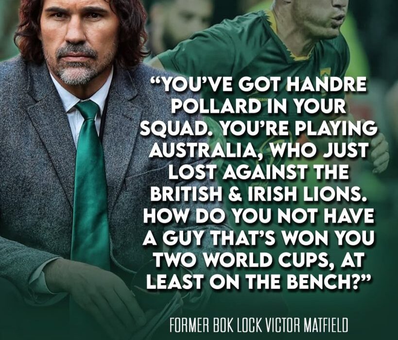 Former Springboks captain questions Rassie Erasmus’ team selection after Australia defeat