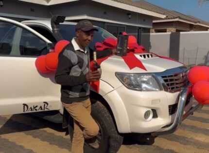 DJ Levels ups the level: Buy his father an expensive new car (video)