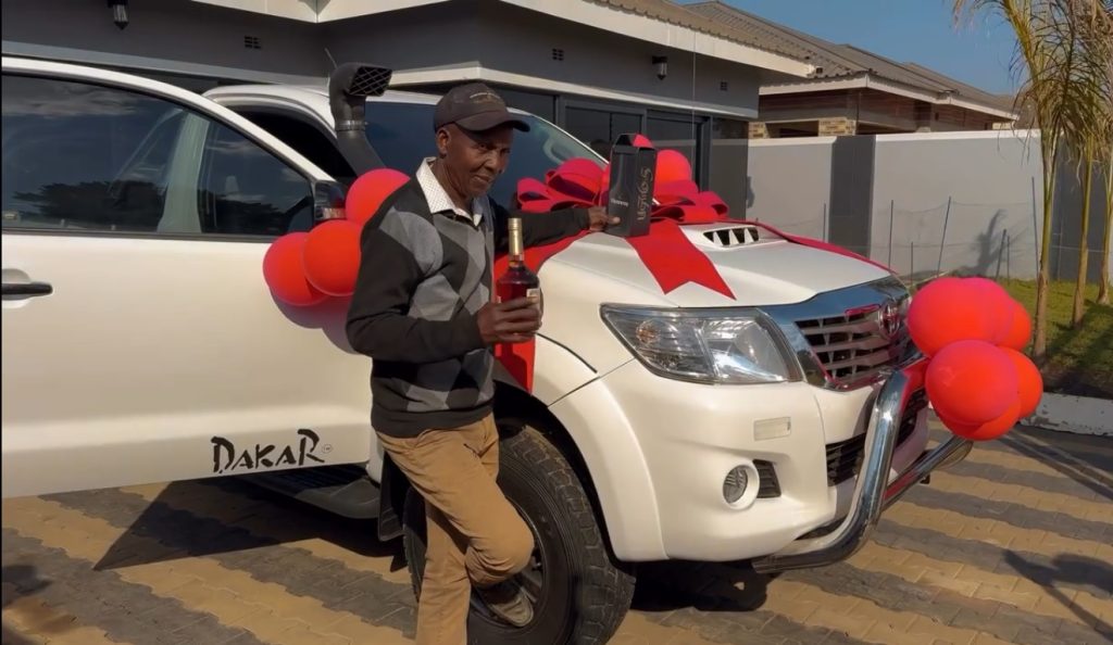 DJ Levels ups the level: Buy his father an expensive new car (video)