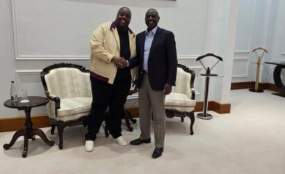 Watch: Zimbabwean businessman splashes cash at the airport in Kenya