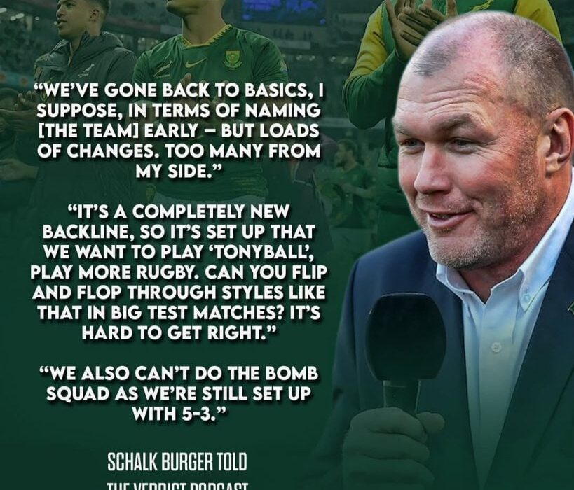 ‘We can’t do the Bomb squad’: Schalk Burger doubts Springboks’ bite against the All Blacks