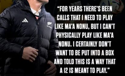 ‘I don’t want to be put into a box’: Jordie Barrett on All Blacks legend Ma’a Nonu comparisons