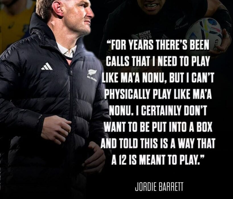 ‘I don’t want to be put into a box’: Jordie Barrett on All Blacks legend Ma’a Nonu comparisons