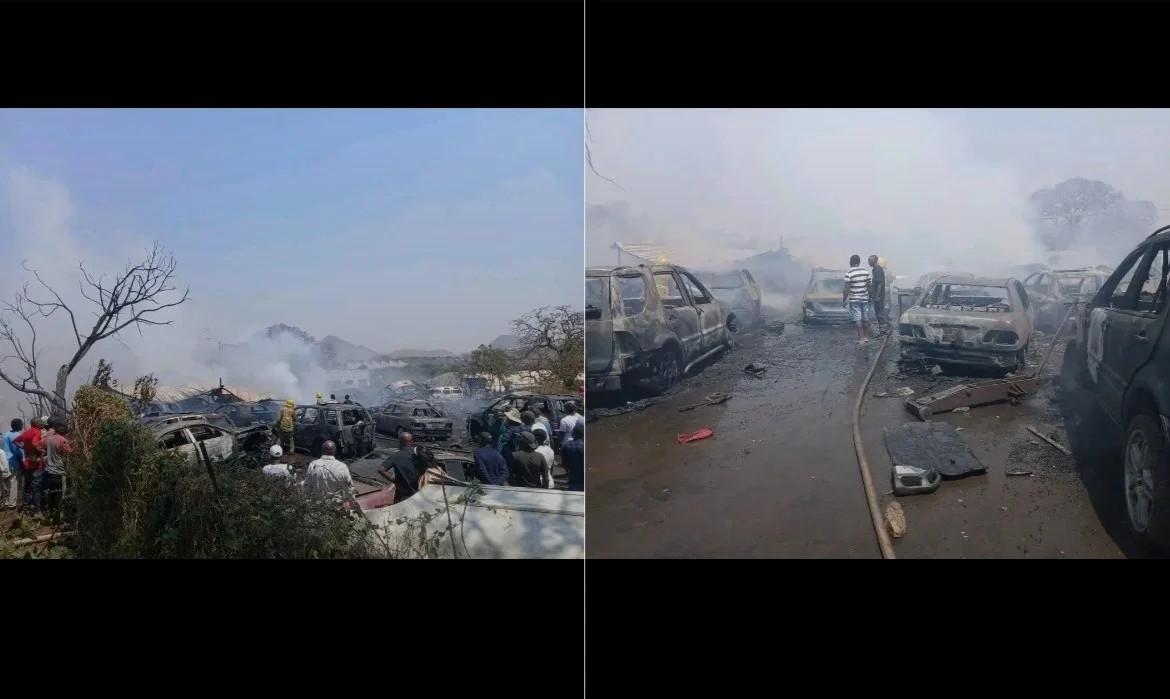 Over 50 Cars Destroyed as Fire Sweeps Through Garage in Mutare