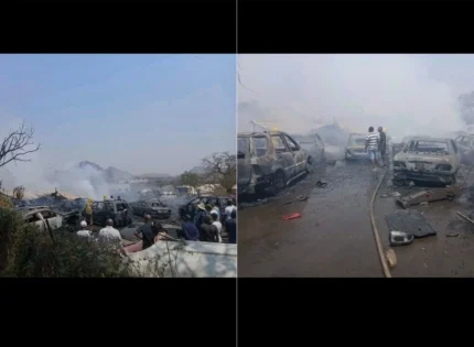 Over 50 Cars Destroyed as Fire Sweeps Through Garage in Mutare