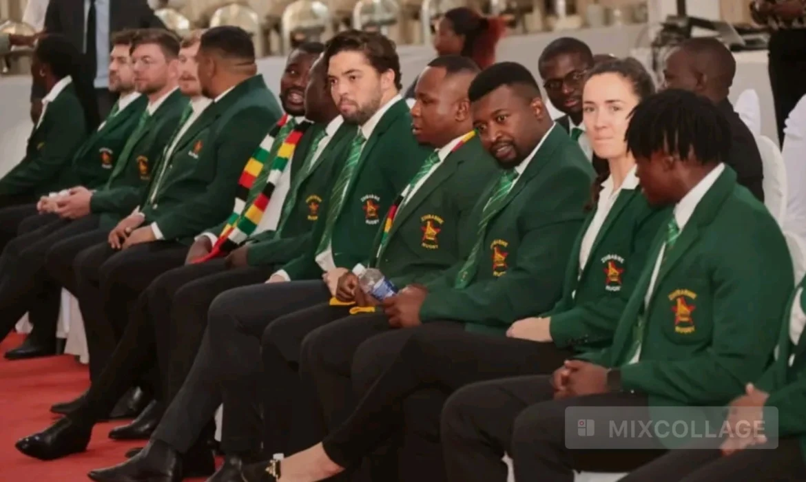 In Pictures: President Mnangagwa Hosts Sables After Historic 2027 Rugby World Cup Qualification