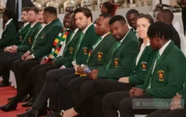 In Pictures: President Mnangagwa Hosts Sables After Historic 2027 Rugby World Cup Qualification