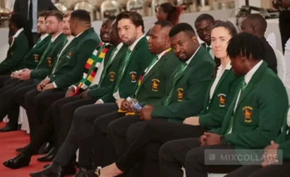 In Pictures: President Mnangagwa Hosts Sables After Historic 2027 Rugby World Cup Qualification