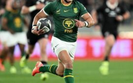 Welcome daddy: Springboks star Cheslin Kolbe’s kids throw a blast after All Blacks showdown (video)