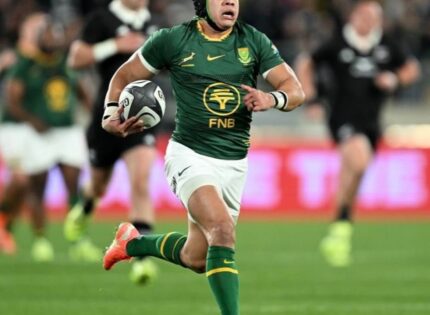 ‘Hungry in the lows’: Cheslin Kolbe on the Springboks record win against the All Blacks