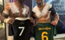 Pictures: Springboks captain Siya Kolisi visits All Blacks captain Ardie Savea’s family after record win