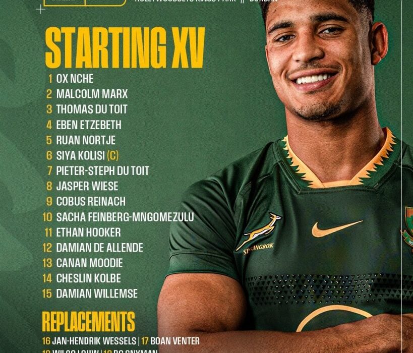 Eben Etzebeth is back: Rassie Erasmus twerks the Springboks again for Argentina 