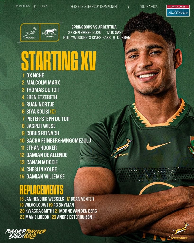 Eben Etzebeth Rassie Erasmus twerk Springboks
