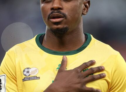 Tears of triumph: Teboho Mokoena goes in tears after Bafana’s FIFA Wold Cup qualification
