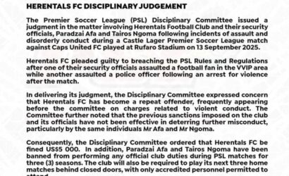 Disciplinary judgement: The PSL comes down heavy on Herentals