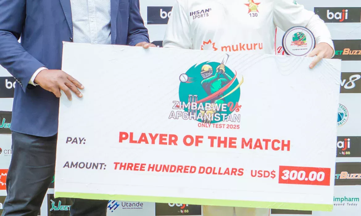 Zimbabwe Cricket’s US$300 Player Of The Match Fee Sparks Outrage