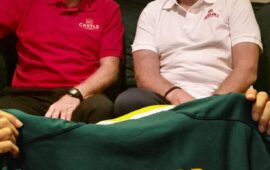 Boks for Bafana: Hugo Broos and Rassie Erasmus’ cold pic goes viral
