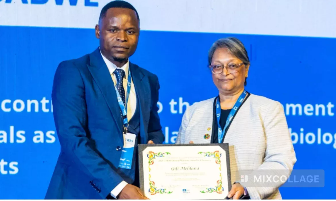 Zimbabwean Scientist Prof Gift Mehlana Wins TWAS-Atta-ur-Rahman Award in Chemistry