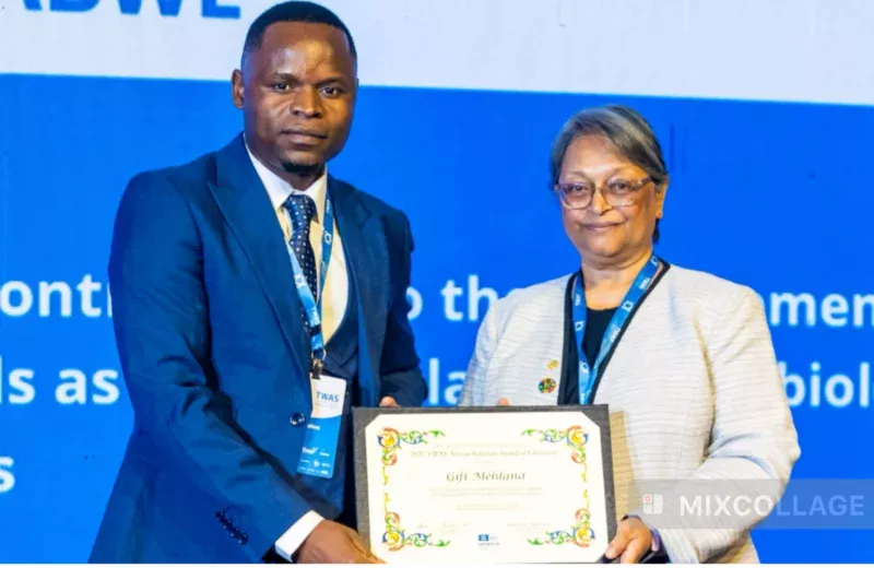 Zimbabwean Scientist Prof Gift Mehlana Wins TWAS-Atta-ur-Rahman Award in Chemistry