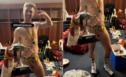 Picture of Brad Evans Rocking Zimbabwean Flag-Themed Speedos Goes Viral
