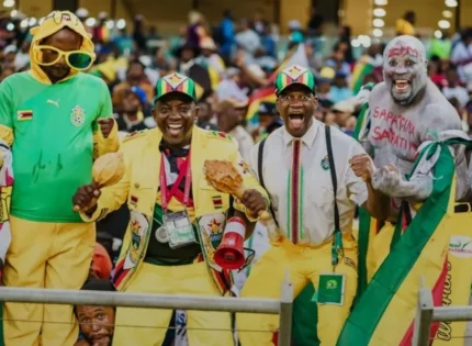 Zimbabweans Celebrate After Warriors Hold South Africa to a 0–0 Draw in World Cup Qualifier
