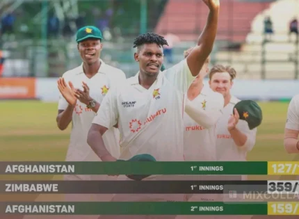 Zimbabwe’s Chevrons Crush Afghanistan to Claim First Home Test Win in 12 Years