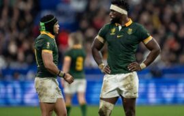 Watch: Springboks captain Siya Kolisi lost the wire car race