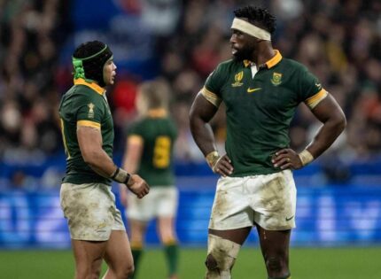 Watch: Springboks captain Siya Kolisi lost the wire car race