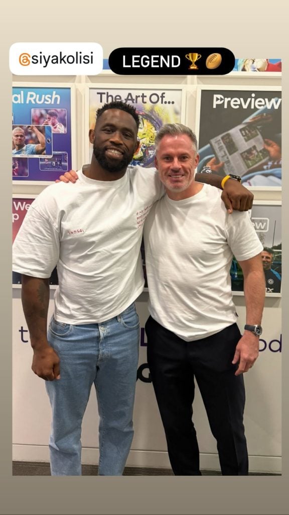 Springboks Siya Kolisi gift Arsenal legend