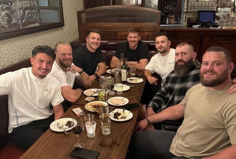 In pictures: England’s Joe Marler joins the Springboks dinner in London