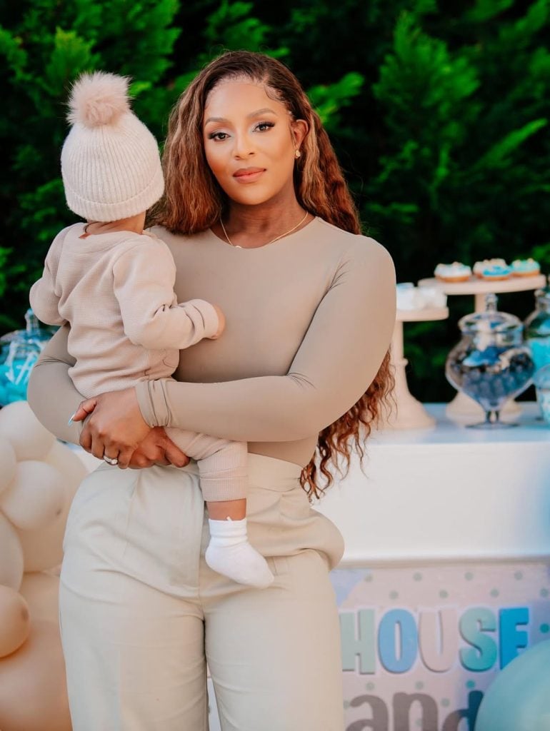 Jessica Nkosi baby boy birthday 