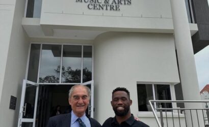 Siya Kolisi on the wall: Springboks captan visits his High School