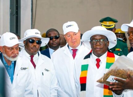 Mnangagwa Opens Africa’s Largest Tobacco Processing Plant