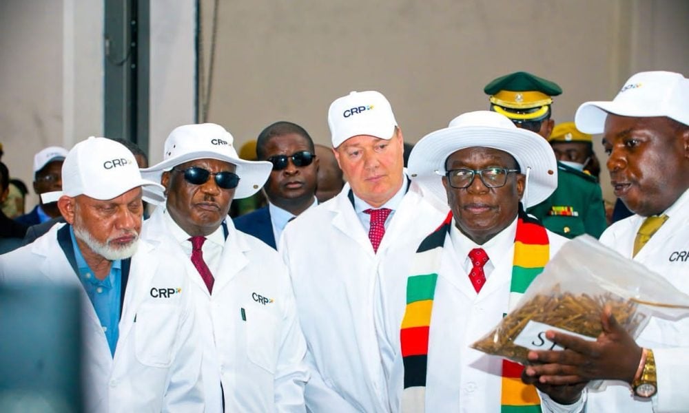 Mnangagwa Opens Africa's Largest Tobacco Processing Plant