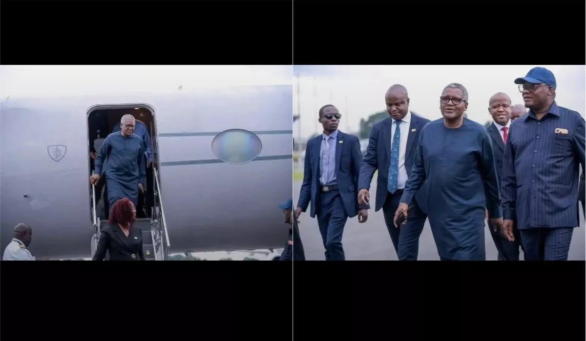 Aliko Dangote Arrives in Zimbabwe