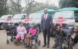 President Mnangagwa Gifts Mahindra Vehicles and Wheelchairs to Greatman, Chipo Muchegwa and Others