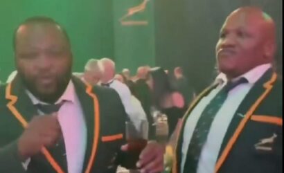 Watch: Ox Nche makes history and celebrates with dance moves