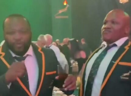 Watch: Ox Nche makes history and celebrates with dance moves