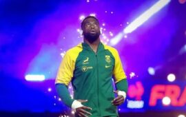‘Always our first lady’: Rachel Kolisi impress fans celebrating Siya’s 100th cap
