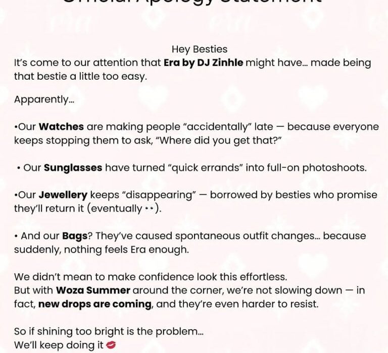 Murdah Bongz cheating?: DJ Zinhle’s apology statement goes viral