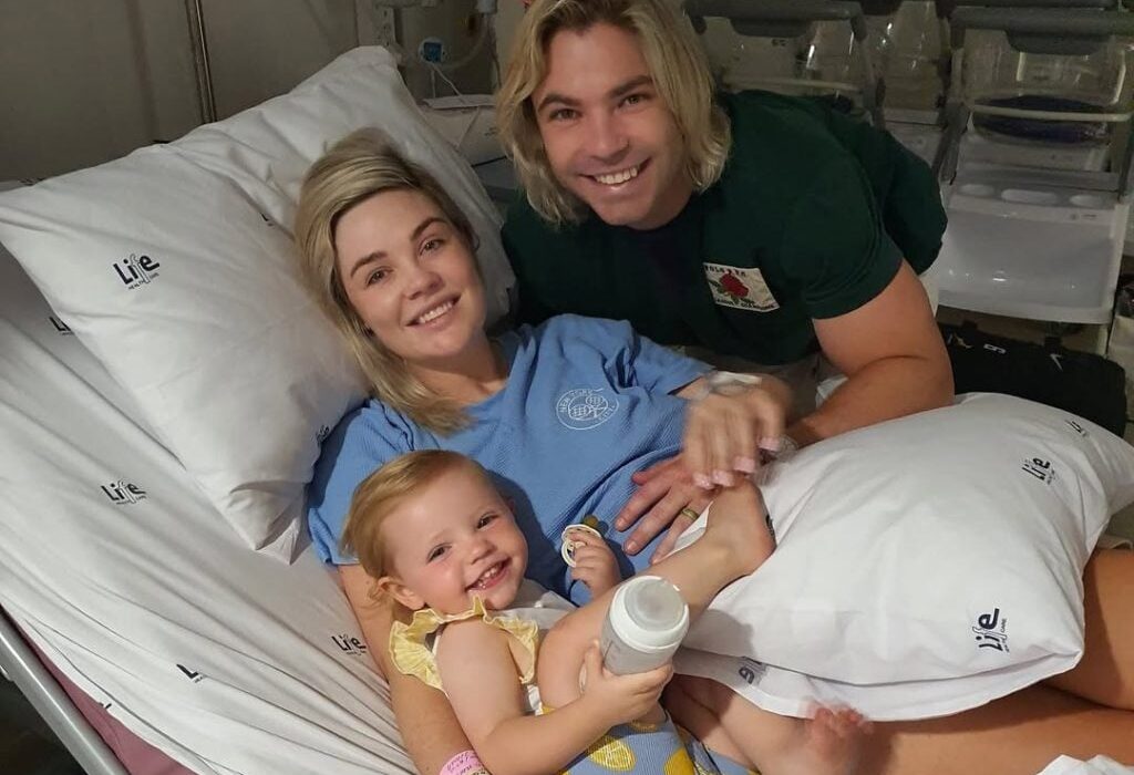 In pictures: Springbok Faf de Klerk’s wife gives birth
