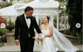 Pictures: Inside All Blacks star Tamaiti Williams fancy wedding