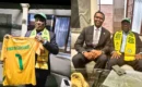 Pictures: ZIFA Gifts New Warriors AFCON Jersey to President Mnangagwa