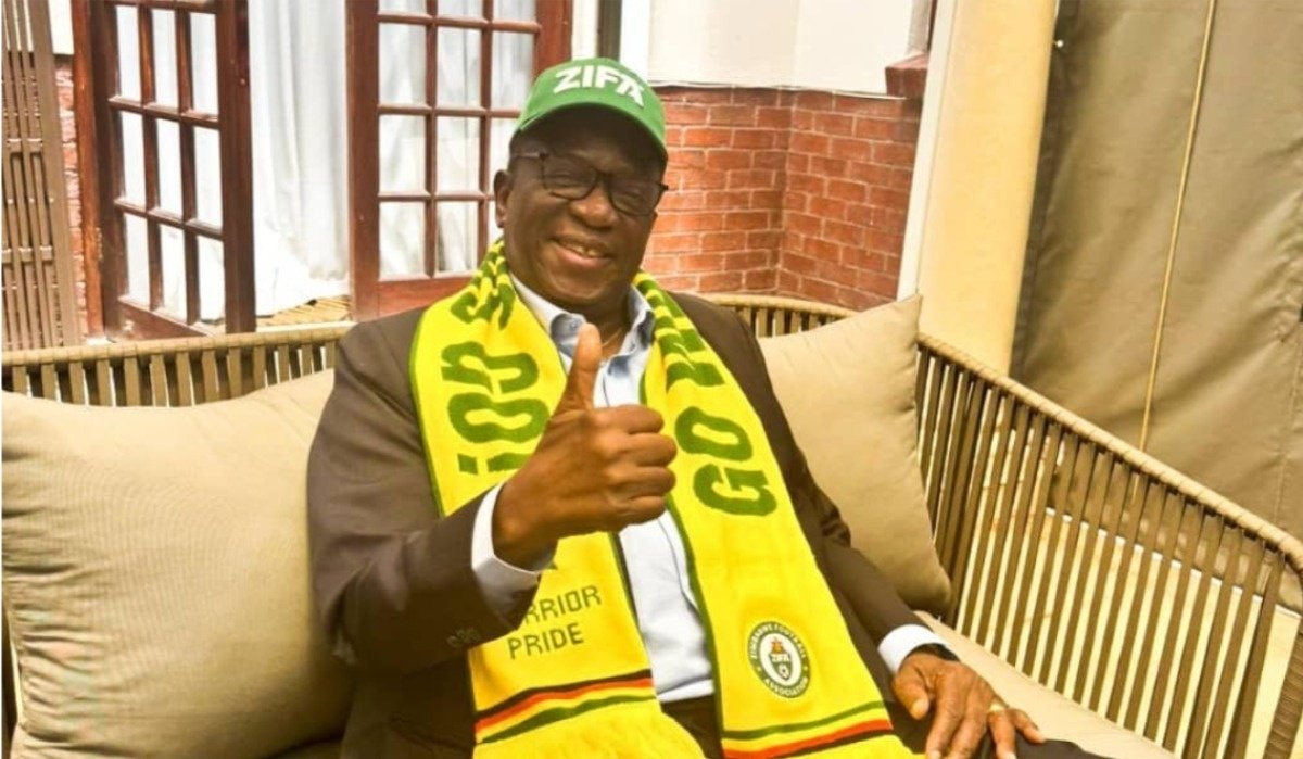 ZIFA Gifts New Warriors AFCON Jersey to President Mnangagwa