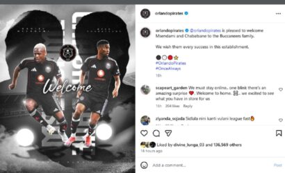 Warriors winger Daniel Msendami signs for Orlando Pirates