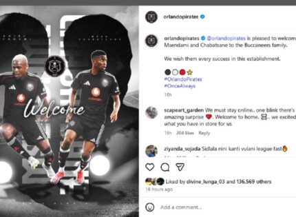 Warriors winger Daniel Msendami signs for Orlando Pirates