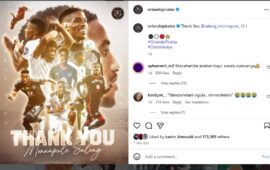 FAREWELL: Another big name left Orlando Pirates after five years