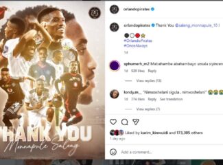 FAREWELL: Another big name left Orlando Pirates after five years