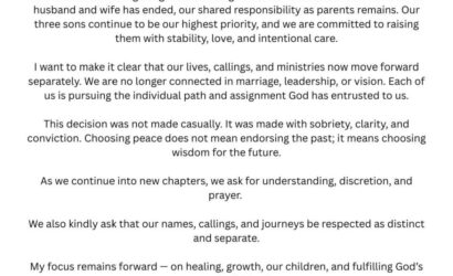 STATEMENT: Passion Java and his wife Lily divorces